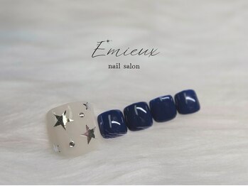 エミュー(Emieux)/星シルバーネイル