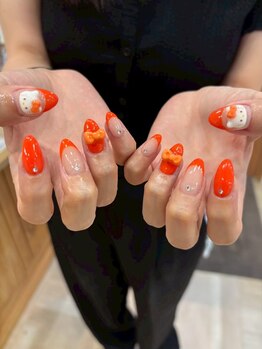 アーバンシーネイル 川口店(Urbansea nail)/ビビットオレンジ
