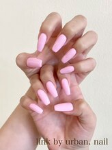 リンクバイアーバン(link by urban.)/ピンクワンカラーネイル
