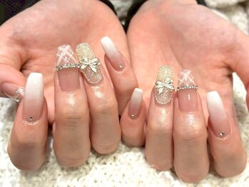 ネイルアバンス 鳳店(Nail AVANCE.)の写真/持ち込みデザインOK☆ニュアンス/大理石/韓国ネイル/ガラスフレンチ等★フィルイン施術でモチが良い♪