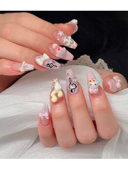 ネイルズ イロハ 大塚店(NAILS 168)の写真/韓国・ワンホン・リボンネイルならお任せ♪