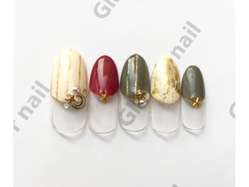 グラマーネイル(Glamor nail)/カジュアルならスモーキーカラー