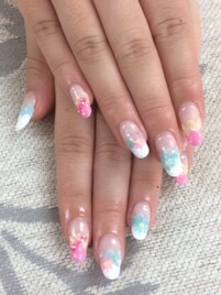 ジェルアートつけ放題¥10250