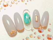 ネイル シエル(nail ciel)/[2]アート付定額コース◆￥5300