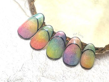 エストリブレ(estLivre)/ネオン＆ラインフレンチ