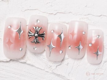 ネイルメゾン 池袋店(NAIL MAISON)/ワンホンチーククロム¥9000