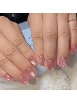 リアネイル(ria nail)/☆ぷっくりフラワーアート☆