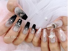 アリーズ(Allies)/ミラーグラデーション 黒グラデ