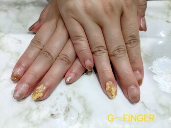 ひまわりネイル