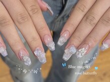 リンドネイル バイ モカ アンド ララ(Lind nail by moca and LaLa)/【mian】ブルーマグネットネイル