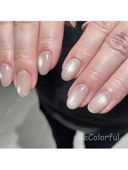 ビーカラフル 新宿店(BeColorful)の写真/【*マグネットネイルが人気¥5990】シンプルだけどちょっと個性的!?抜群のセンスが光るデザイン♪[新宿駅近]