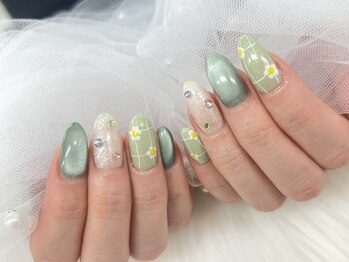 ディーネイル 池袋(D-nail)/[木村]緑×フラワーネイル