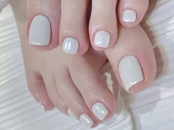 Coco_Nail Salon　横浜関内店【ココネイルサロン】/フットネイル/ワンカラー