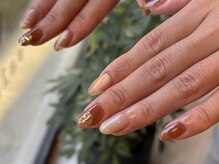 レトネイル レトネイル 大阪梅田(reto nail)/ニュアンス/ブラウン/春ネイル