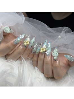 ノエル 原宿(NOEL)の写真/豊富なカラーとパーツで妥協なし 持ち込みデザインもあなたの理想も可愛く再現