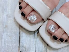 ガラスネイルフット