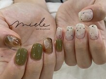 ミエレ(miele)/アシメ秋ダルメシアンニュアンス