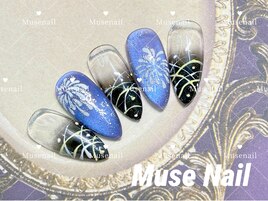 花火×ヨーヨーネイル