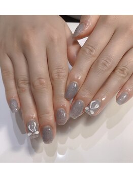 クリスタルネイルサロン(Crystal Nail)/3Dリボンネイル