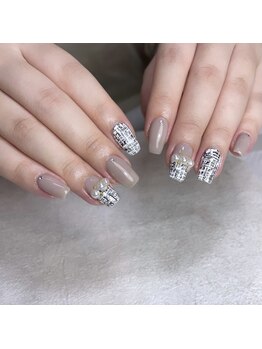 ツイードネイル