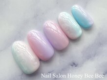 ハニービービー(Honey Bee Bee)/パステル縦グラネイル