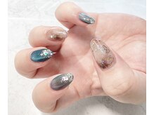 デザインコース　一例キラキラな指先に☆