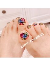 ピンクマジック(PINKMAGIC)/レオパードフットネイル