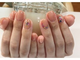 夏ネイル/シェルネイル