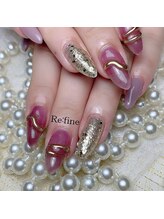 リファイン(Re:fine)/ジェル4本アート