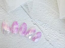 シベル(Ci belle)/マーブルネイル/パープルネイル