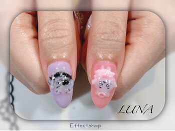 ネイルアンドまつ毛エクステ ルーナ 八王子店/☆ちいかわネイル☆