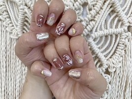 ミラー×summer nail