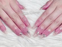 クイックスカルプ 高田馬場(Quick Sukarupu)/ホワイト×蝶ネイル