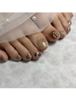ハナネイル(HANA nail)/りな フット/デザイン