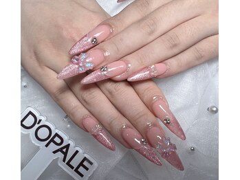ドパルネイル 上野(DOPALE.Nail)/チップ長さ出し持ち込みデザイン