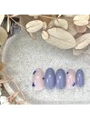 natural ブルーベリーネイル