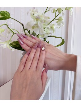 ミッシュネイル(mish nail)/ロングネイル！時短×長さ出し