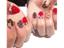 アース ネイルアイラッシュ 前橋店(EARTH Nail&Eyelash)/バレンタインデザイン☆￥12000