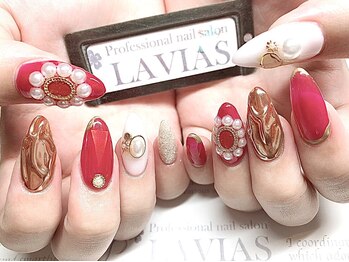 プロフェッショナル ネイルサロン ラヴィアス(LAVIAS)/【スカルプ】10本アートし放題
