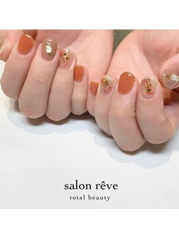 サロンリーベ(salon reve)/砂ジェル×水彩ニュアンス