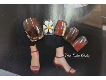 ネイルサロン アミティエ(Nail Salon Amitie)/nuance&mirror×flower foot
