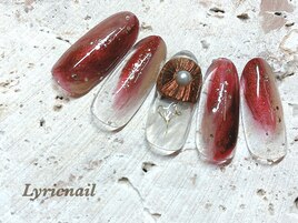 粘土ジェルでぷっくりお花