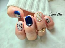 シュガーネイル(sugar nail)/ツイード×キルテイング