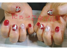 にゃーこネイル/和風☆持ち込みデザイン