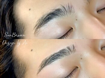 サンブラウン(SUN BROWN)/Eyebrow design by Ai