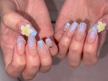 ラッキーネイル(lucky nail)/クリア／マーメイド/水滴