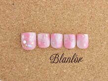 ネイルサロン ブランロール 三軒茶屋店(Blanl'or)/FOOT　春色♪ニュアンスピンク