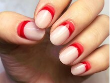オーラリー ネイル アート メゾン(ORRERY nail art maison)/ハンド / 変形フレンチ