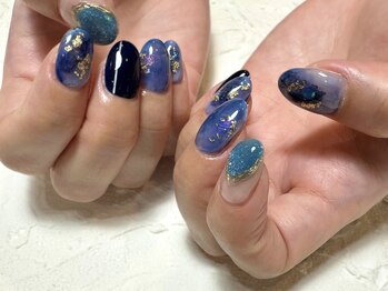 デューネイルスタジオ(dew nail studio)/ブルーニュアンス