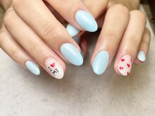 マニ ネイル ケア 京都店(mani nail CARE)/手書きアート